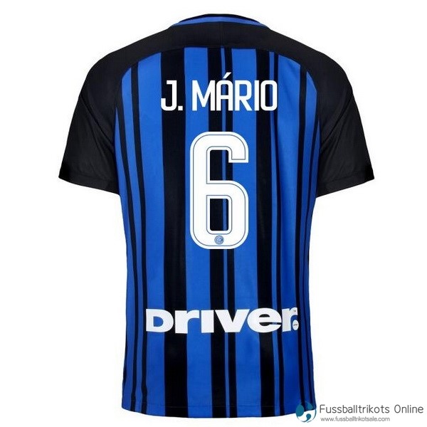 Inter Milan Trikot Heim J.Mario 2017-18 Fussballtrikots Günstig